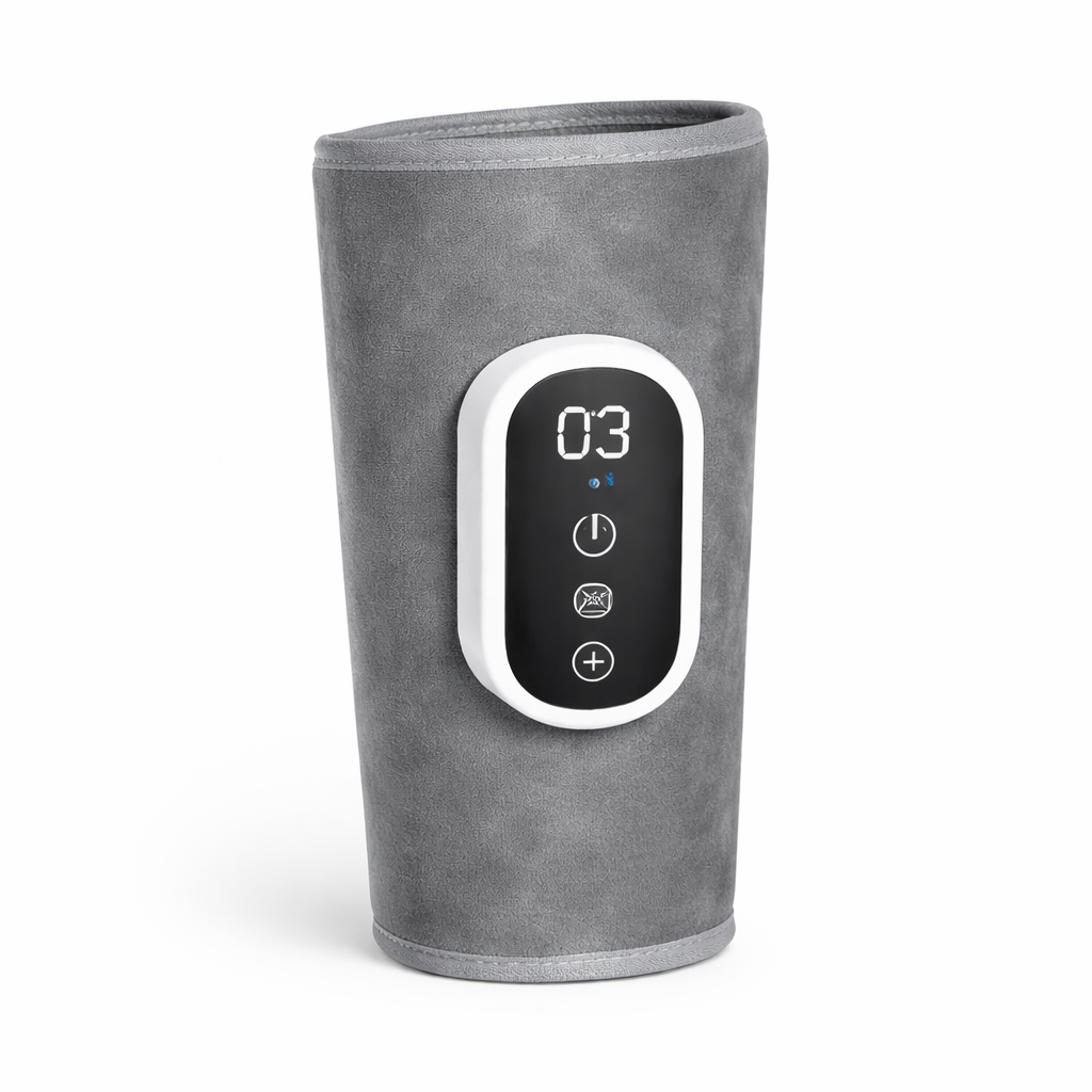 Masseur de Mollet à Compression d’Air Sans Fil avec Chaleur Réglable – 3 Modes
